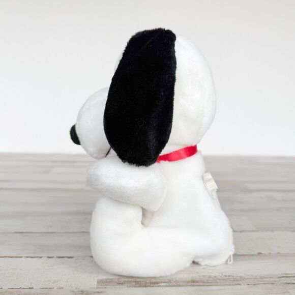 Vintage 80s SNOOPY Radio Shack AM Transistor Radio Plush Dog Peanuts Korea WORKS - Picture 6 of 13